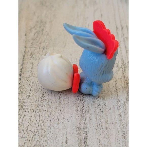 Mini bunny rabbit bow princess doll pet accessory toy - Picture 3 of 4